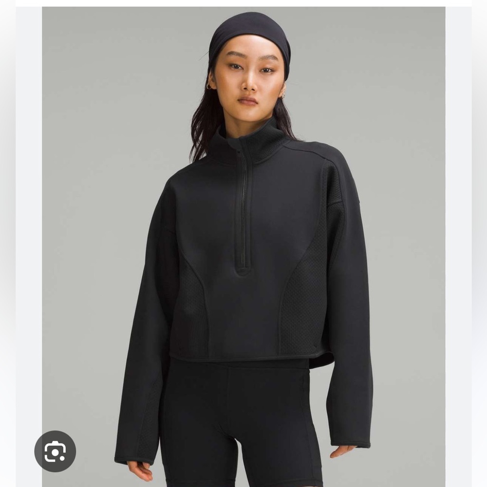 Lululemon Black Half-Zip Pullover, new with tags